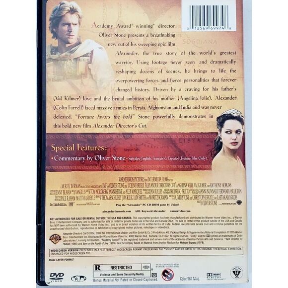Alexander (2004 Film) War/Adventure [DVD, WS] - Picture 3 of 3